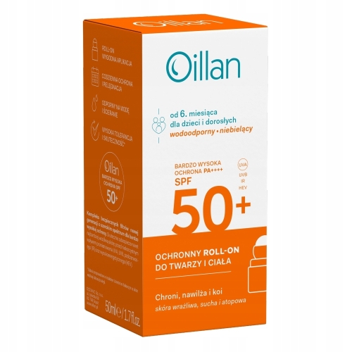 OILLAN-Ochronny-roll-on-przeciwsloneczny-SPF50-do-skory-wrazliwej-50-ml-Kod-producenta-5900116101941