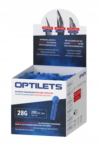 STERYLNE-LANCETY-JEDNORAZOWE-OPTILETS-200-SZT