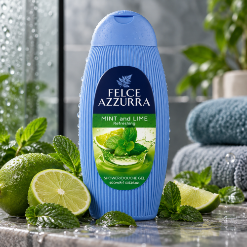 Orzeźwiający żel pod prysznic Mięta i Limonka.png