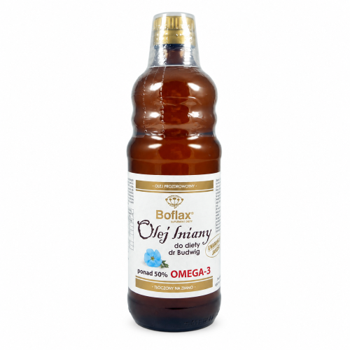 Butelka oleju lnianego Boflax®.png