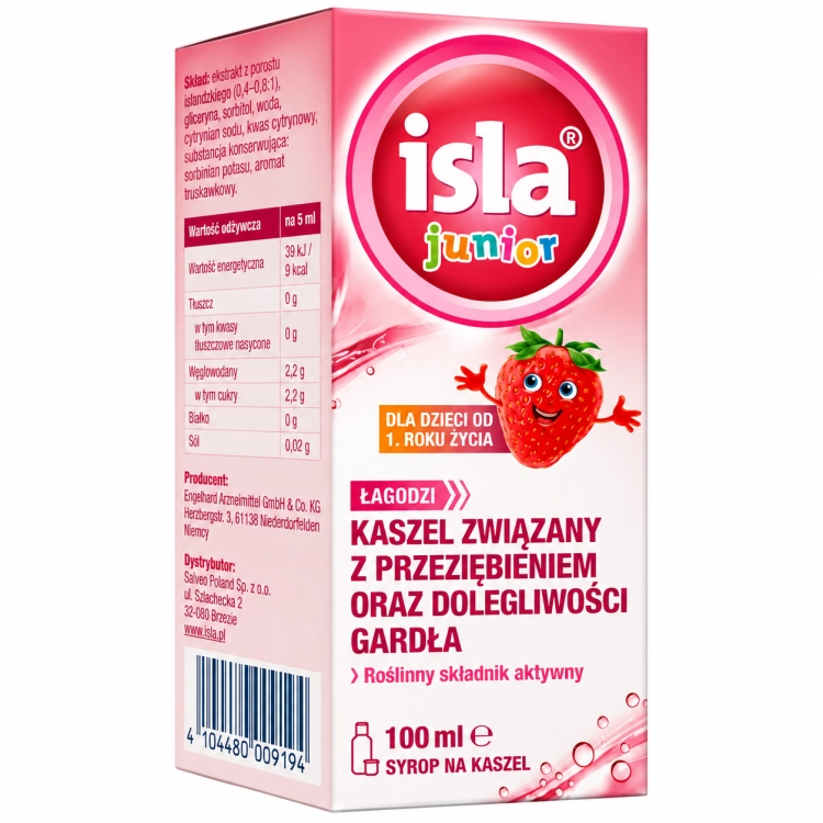 Różowo-biała saszetka syropu isla junior.png