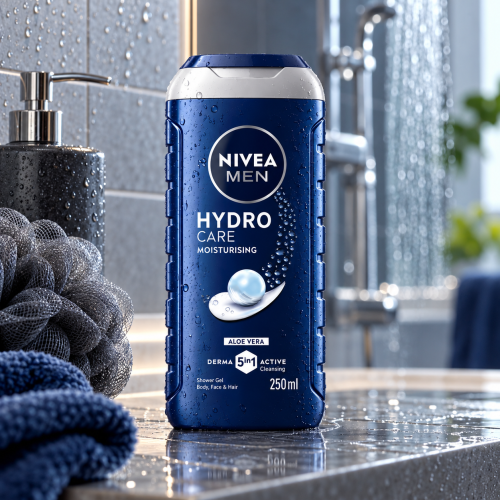 NIVEA MEN Hydro Care w mokrej łazience.png
