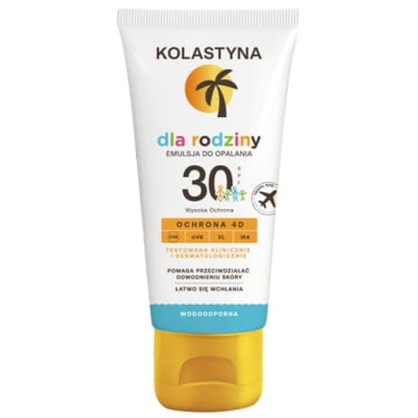 Kolastyna dla rodziny, emulsja do opalania, SPF 30, 80 ml
