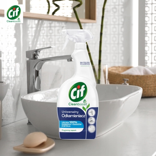 Plyn-do-mycia-lazienki-Cif-Cleanboost-Uniwersalny-Odkamieniacz-Spray-750-ml-EAN-GTIN-8712561142373