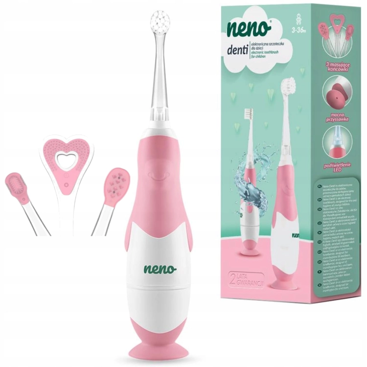 Szczoteczka-elektryczna-do-mycia-zebow-dla-dzieci-Neno-Denti-rozowo-biala