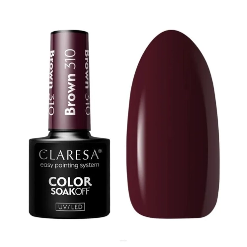 large_CLARESA-BROWN-310-PROFESJONALNY-LAKIER-HYBRYDOWY-DO-PAZNOKCI-BRAZOWY-5-G-31626.webp