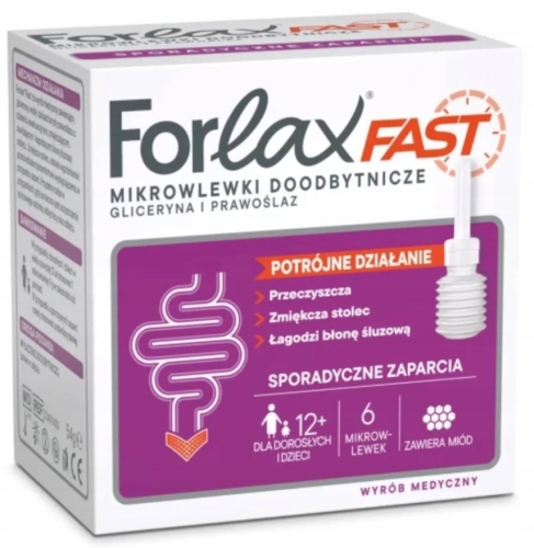 Forlax-Fast-roztwor-doodbytniczy-mikrowlewki-6x9-g